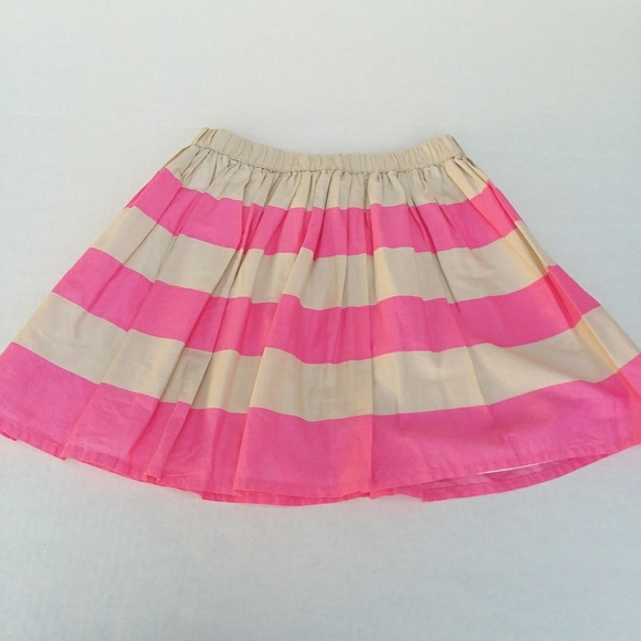H&M pink and cream striped girls skirt 11/12 - Picture 1 of 4